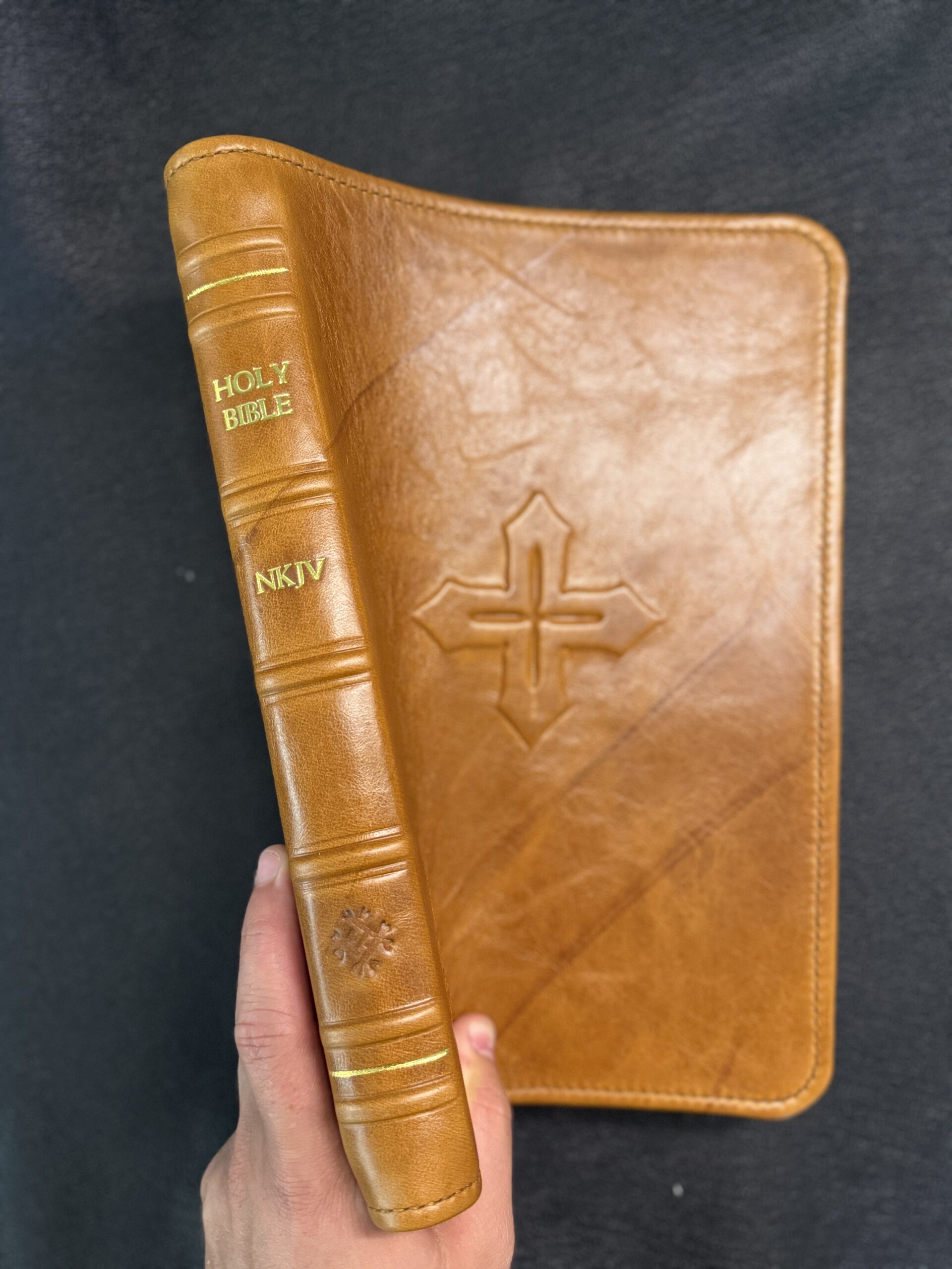 Leather Bible rebind by Half-Dead Handiwork