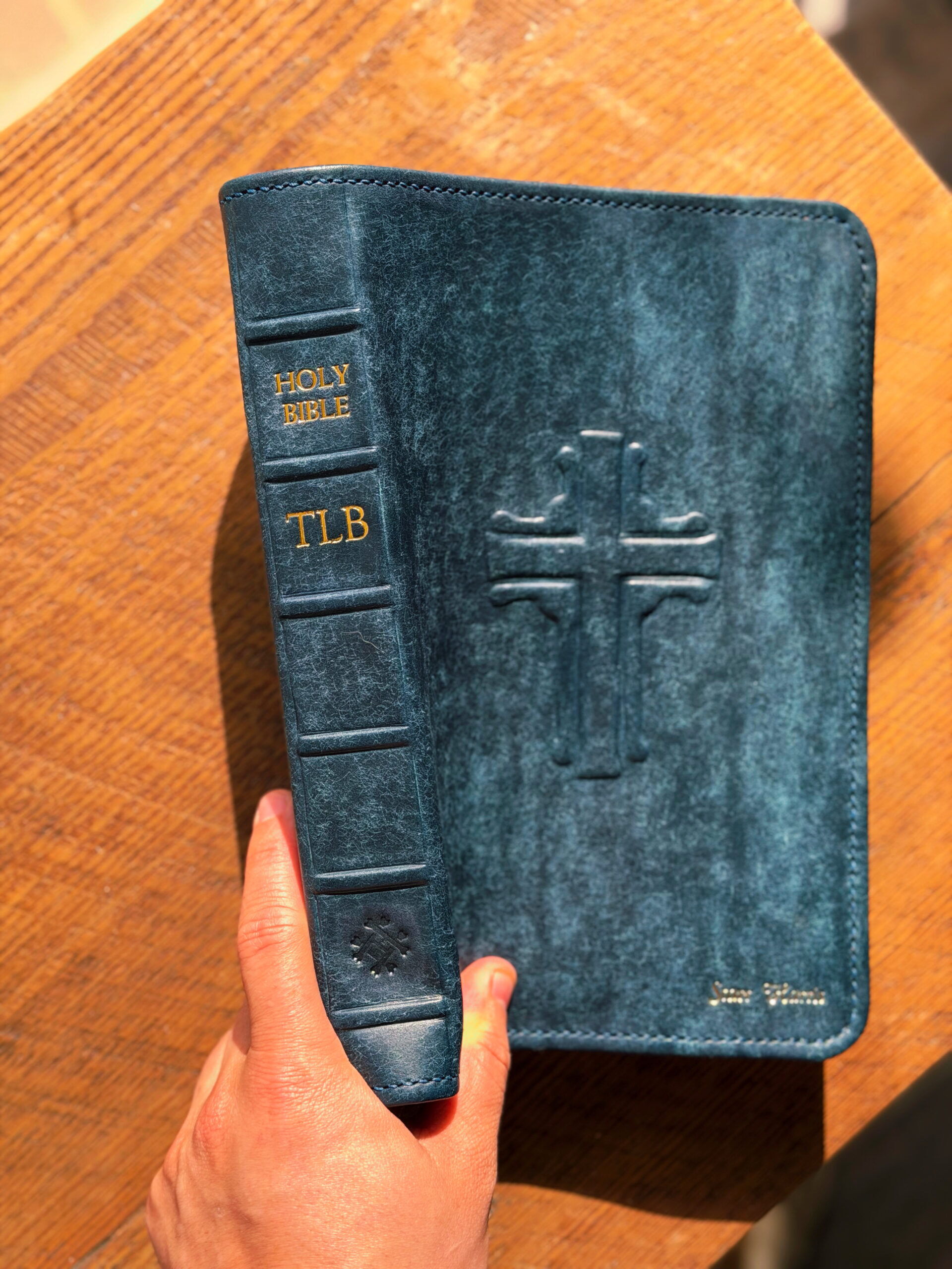 Leather Bible rebind by Half-Dead Handiwork